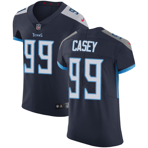 Nike Titans #99 Jurrell Casey Navy Blue Alternate Men's Stitched NFL Vapor Untouchable Elite Jersey - Click Image to Close